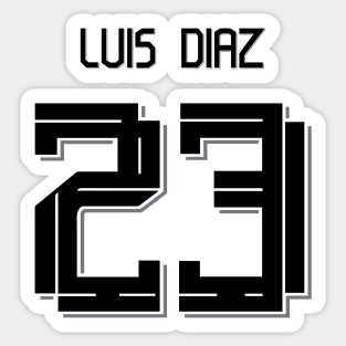 Luis Diaz Liverpool Away jersey 22/23 Sticker